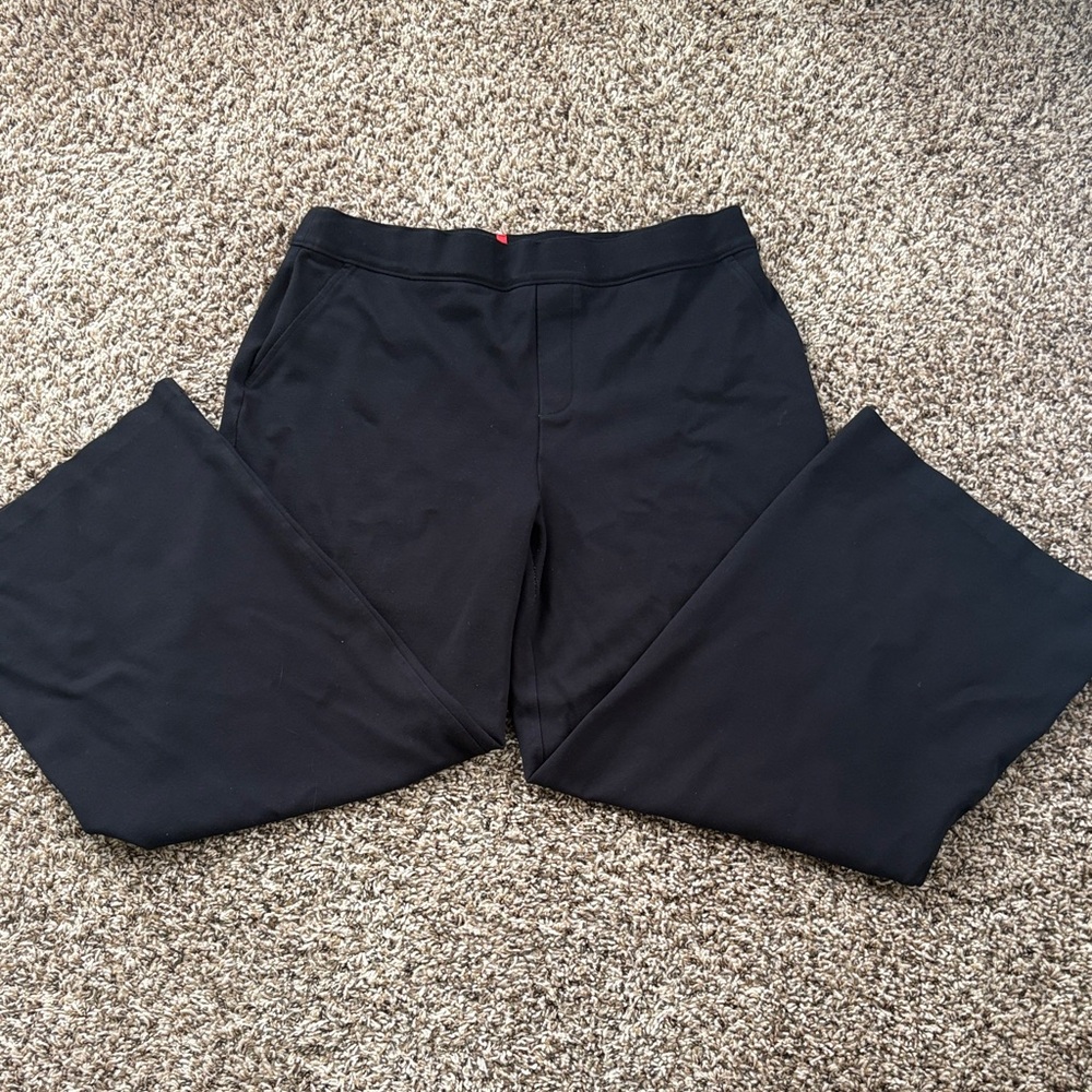 Spanx The Perfect Pant Wide Leg Petite Classic Black